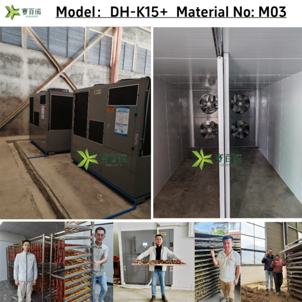 DH-K15_(M03) Fruit and Vegetable Heat Pump Dehydrator for Meat Drying ...